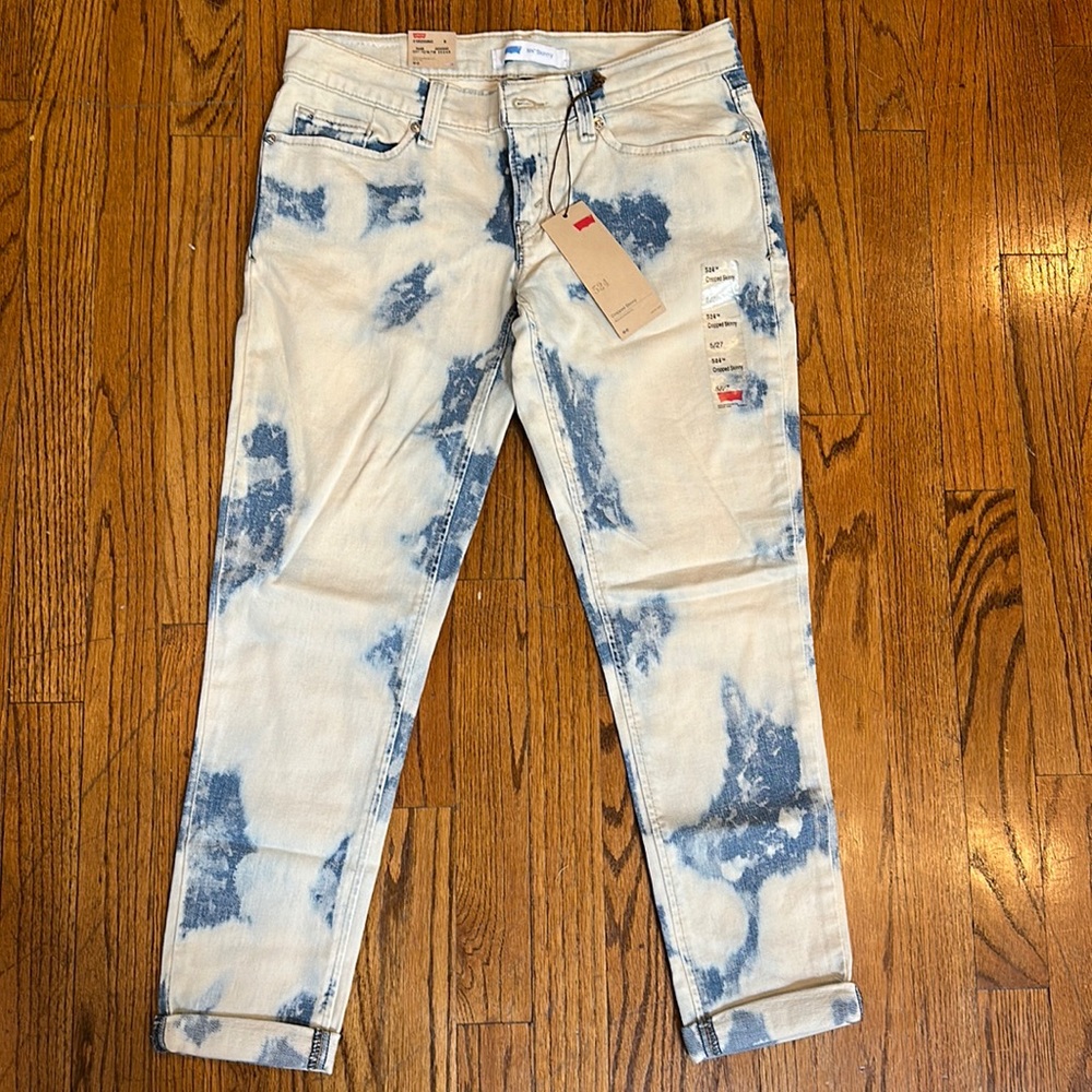 NWT Levis 524 Cropped Skinny Jean
